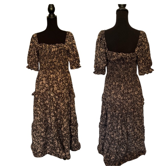 Floral Ruffle Dress - Picture 8 of 9